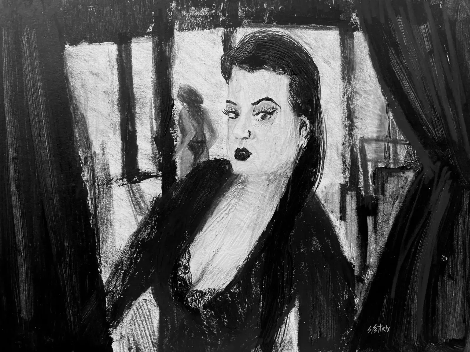 Fan art of Diana Von Rigg by Sissitrix — @sissitrix | Sissitrix.com
