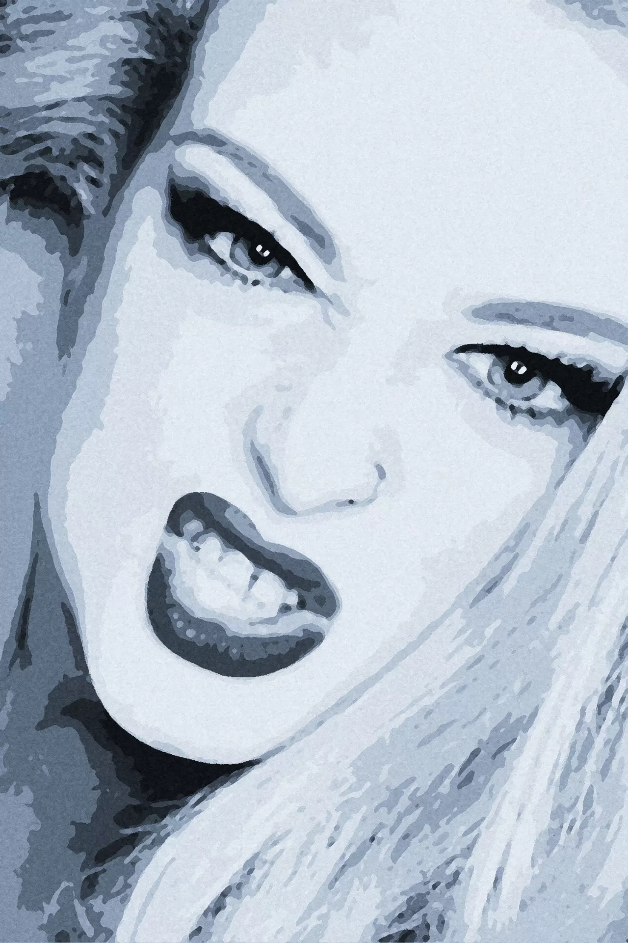 Fan art of Diana Von Rigg by Latlart — @LatlArt (X.com)