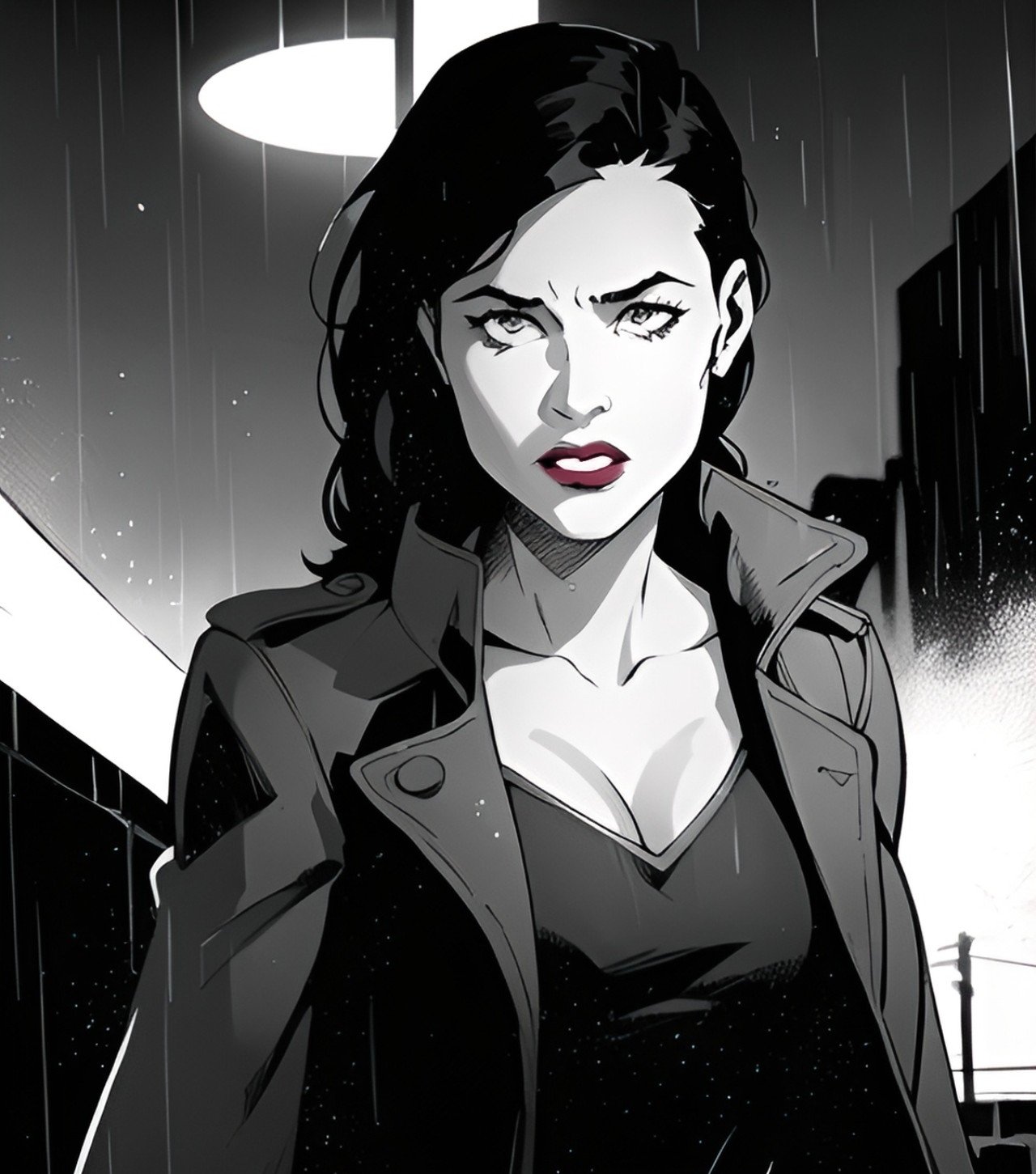 Fan art of Diana Von Rigg by Latlart — @LatlArt (X.com)